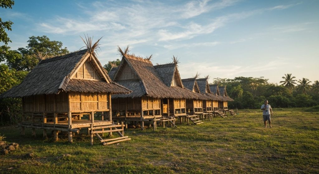 wae rebo village tour from labuan bajo — Photorealistic editorial travel photograph relevant to: The exact-match home fo