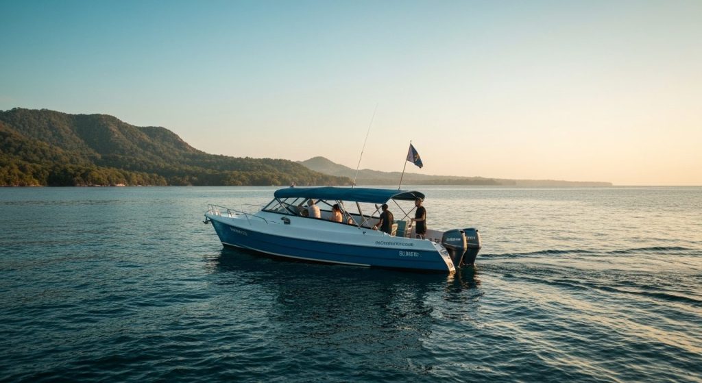 labuan bajo private speedboat charter — Photorealistic editorial travel photograph relevant to: The exact-match home for